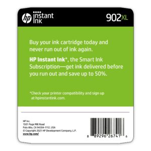 HP 902 | 2 Ink Cartridges | Black | Works with HP OfficeJet 6900 Series, HP OfficeJet Pro 6900 Series | 3YN96AN