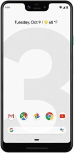 google pixel 3 xl 128gb unlocked gsm & cdma 4g lte android phone w/ 12.2mp rear & dual 8mp front camera - clearly white