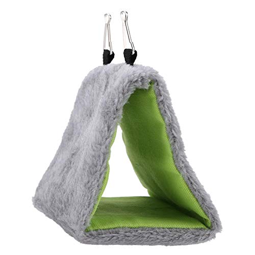 Warm Bird Nest House Soft Triangular Hut Hammock Hanging Cave Durable Parrots Snuggle Hut Bed Pet Supply Birds Cage Toy