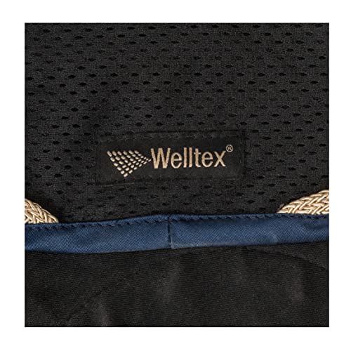 BACK ON TRACK Nights Collection Breathable Mesh Elastic Protective Horse Fly Bonnet with Welltex Technology, Blue Nights, Full