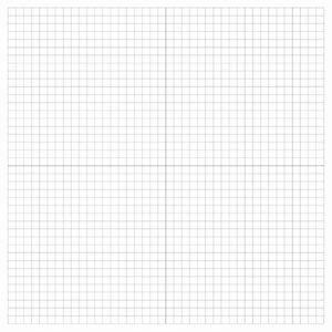 1" square xy axis large 3.5'x3.5' dry-erase magnet