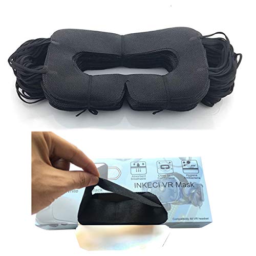 VR Mask 100pcs VR Experience Face Mask Sanitary Cloth Compatible VR Oculus Rift Playstation VR HTC Vive VR Goggle VR Box-Prevent Sweat and Dirt