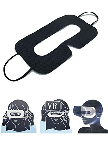 VR Mask 100pcs VR Experience Face Mask Sanitary Cloth Compatible VR Oculus Rift Playstation VR HTC Vive VR Goggle VR Box-Prevent Sweat and Dirt