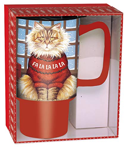 Lang Squeaky's Christmas Travel Mug , 18 oz, Multi