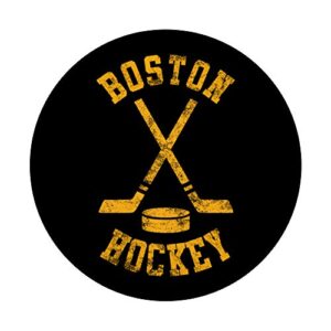 Vintage Boston Hockey PopSockets PopGrip: Swappable Grip for Phones & Tablets