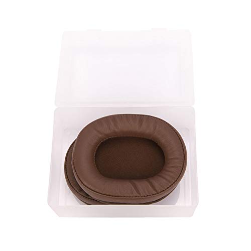 Oriolus EarPads Ear Cushions Replacement for Headphones Audio-Technica ATH-MSR7 ATH-M50X ATH-M20 ATH-M40 ATH-M40X SX1 Headphones (Brown)