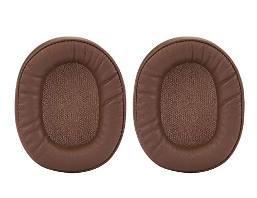 Oriolus EarPads Ear Cushions Replacement for Headphones Audio-Technica ATH-MSR7 ATH-M50X ATH-M20 ATH-M40 ATH-M40X SX1 Headphones (Brown)