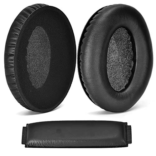 HD 448 HD428 HD419 Ear Pads and Headband - defean Replacement Repair Parts Suit Ear Cushion Compatible with Sennheiser HD418, HD419, HD428, HD429, HD439, HD438, HD448, HD449 Headphone