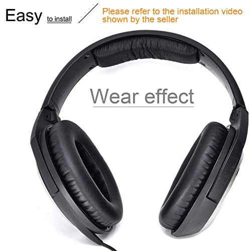 HD 448 HD428 HD419 Ear Pads and Headband - defean Replacement Repair Parts Suit Ear Cushion Compatible with Sennheiser HD418, HD419, HD428, HD429, HD439, HD438, HD448, HD449 Headphone