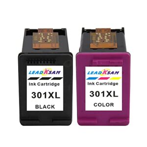 301xl refilled ink cartridge replacement for hp 301 xl hp301 deskjet 1050 2050 3050 2150 3150 1010 1510 2540 printer (1bk+1color)