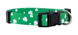 native pup st. patrick's day dog collars (large, lucky shamrock)