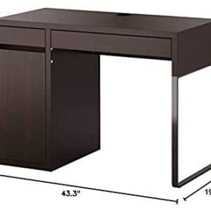 IKEA Micke Desk, Black-Brown