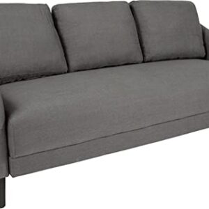 Flash Furniture Asti Upholstered Sofa in Dark Gray Fabric