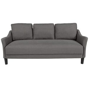 Flash Furniture Asti Upholstered Sofa in Dark Gray Fabric