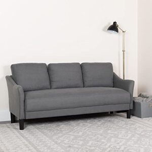 Flash Furniture Asti Upholstered Sofa in Dark Gray Fabric