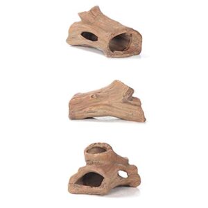 Creation Core Lizard Hideout Ceramic Branch Shape Snake Climbing Decor Reptile Habitat Decorations Aquarium Platform Hideouts Fish Shelter Hide Caves