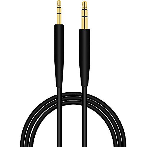 Saipomor QC45 Audio Cable Compatible with Bose On-Ear 2 OE2 OE2i QC25 QC35 QC35II Soundlink SoundlinkII SoundTrue NC700 Headset (Black)