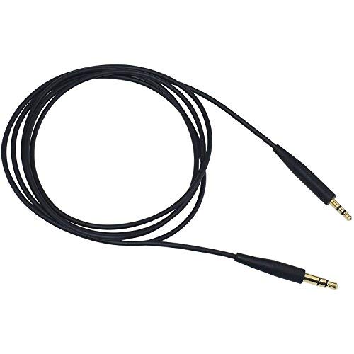 Saipomor QC45 Audio Cable Compatible with Bose On-Ear 2 OE2 OE2i QC25 QC35 QC35II Soundlink SoundlinkII SoundTrue NC700 Headset (Black)