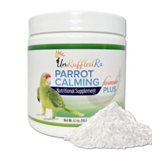 UnRuffledRx Parrot Calming Formula Dietary Supplement for Birds 4 oz. (300 Servings)