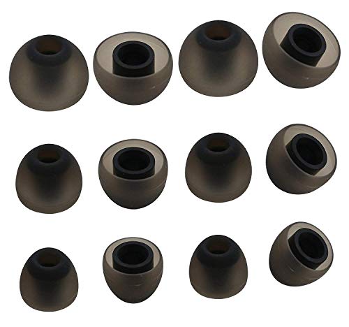 ALXCD Ear Tips for Jay Bird X4 Headphone, Replacement S/M/L 3 Sizes 6 Pairs Soft Silicone Earbud Tips for Jay Bird X4 [6 Pairs][S/M/L]