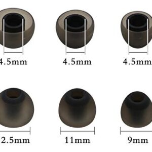 ALXCD Ear Tips for Jay Bird X4 Headphone, Replacement S/M/L 3 Sizes 6 Pairs Soft Silicone Earbud Tips for Jay Bird X4 [6 Pairs][S/M/L]