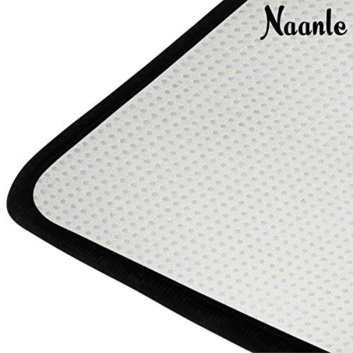 Naanle Easter Holiday Non Slip Area Rug for Living Dinning Room Bedroom Kitchen, 5' x 7'(58 x 80 Inches), Easter Rabbit Nursery Rug Floor Carpet Yoga Mat