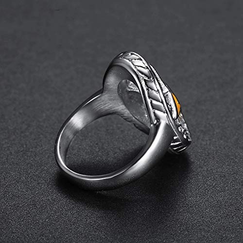 Nattaphol Silver Order of The Eastern Star Rings for Women Ladies Party Band Ring Masonic Jewelry for Women OES Rings (6)