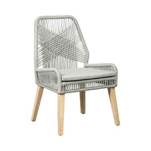 coaster home furnishings nakia coaster sundance cushion seat dining chairs (set of 2) grey