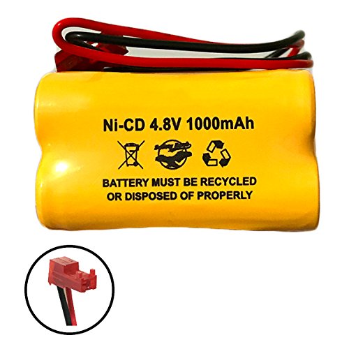 (2 Pack) Sure-Lites SL-026-155 Max Power SL026155 SL-026155 Ni-CD AA 1000mAh 4.8v NiCd NiCad Exit Sign Emergency Light Battery Pack Batteryhawk, LLC