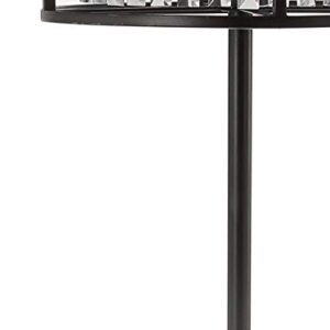 JONATHAN Y JYL9054A Bevin 63" Metal/Crystal LED Floor Lamp, Glam, Contemporary, Modern, Elegant, Office, Living Room, Family Room, Dining Room, Bedroom, Hallway, Foyer, Oil Rubbed Bronze/Crystal