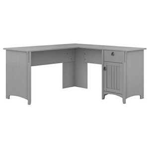 bush furniture salinas home office desk, cape cod gray, 60w