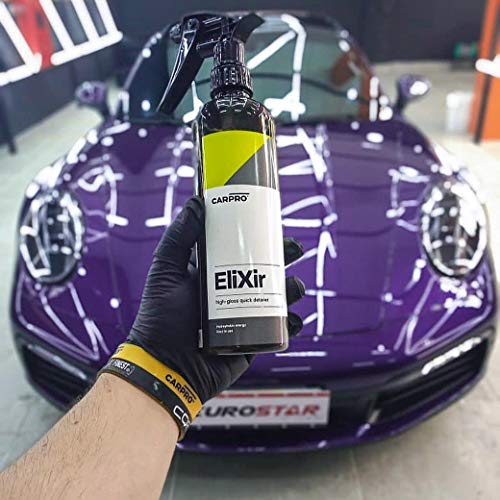 CARPRO EliXir Quick Detailer with Sprayer - Quick Detail Provides a Fast Layer of Depth, Gloss, and Hydrophobic Energy - 500ml (17oz)