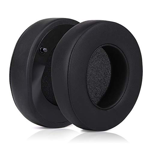 ManO'War Earpads, JARMOR Replacement Memory Foam Ear Cushion Kit Pad Cover for Razer Razer ManO'War Headphone ONLY (Black)