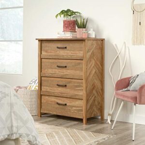 Sauder Cannery Bridge 4-Drawer Chest, L: 31.26" x W: 17.56" x H: 41.5", Sindoori Mango finish