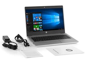 hp high performance probook 14" business laptop, intel 8th gen i5-8250u quad-core, 256gb ssd, 8gb ram, 802.11ac wireless, usb c, hdmi/vga , bluetooth, ethernet, only 3.6 lbs, windows 10 pro