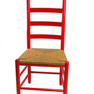 Dixie Seating Penrose Wood Ladderback Dining Chair No. 12W Red