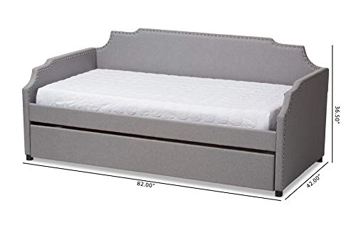 Baxton Studio Daybeds Twin Gray