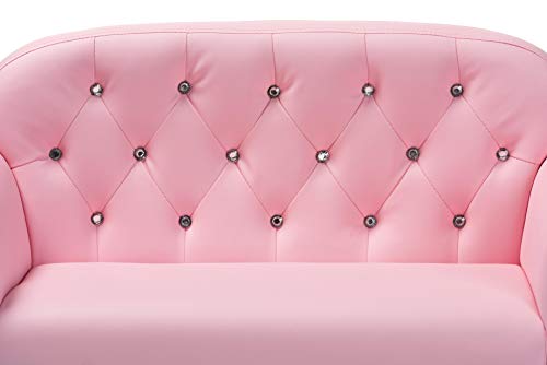 Baxton Studio Loveseats, Pink