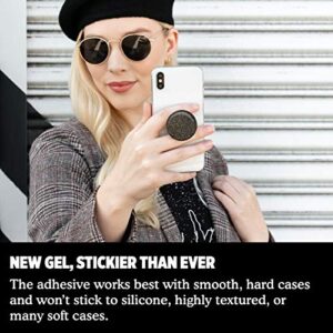 PopSockets: PopGrip with Swappable Top for Phones & Tablets - Glitter Black