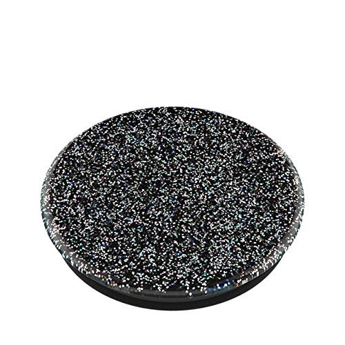 PopSockets: PopGrip with Swappable Top for Phones & Tablets - Glitter Black
