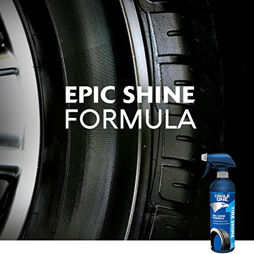 Eagle One Car Tire Shine, Epic Shine Formula, Long-Lasting, Fast-Drying, High Shine, UV Protectant, 23 Oz