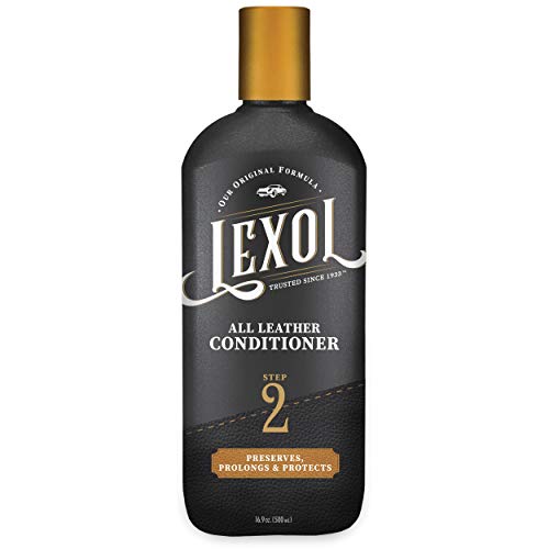 Lexol Leather Conditioner, Use on Car Leather, Furniture, Shoes, Bags, and Accessories, Trusted Leather Care Since 1933, 16.9 oz Bottle