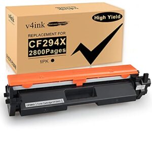 v4ink compatible toner cartridge replacement for hp 94x 94a cf294x cf294a toner cartridge high yield black for hp pro m118dw hp pro mfp m148dw m148fdw m149fdw printer