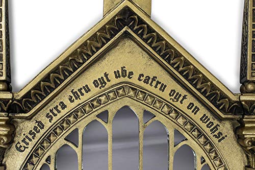 Harry Potter Replica Mirror of Erised Wall Decor | Hanging Mirror For Entryway, Living Room, Bedroom | Collectible Wizarding World Vanity Mirror | 25 x 10 Inches