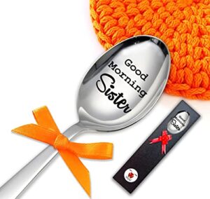 seyal® good morning sister spoon gift - sister gift - sister gifts - sisters day gift - gift for sisters - sister gifts from sister - sisters gift - sister gift from brother