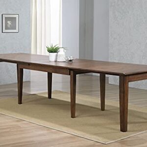 Sunset Trading Simply Brook Harvest Table, 3 Sizes, Amish Brown