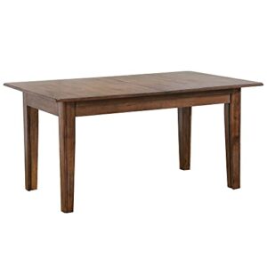 Sunset Trading Simply Brook Harvest Table, 3 Sizes, Amish Brown