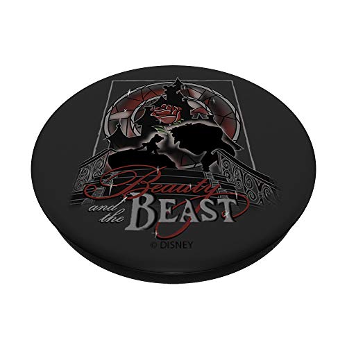 Disney Beauty And The Beast Artsy Silhouette Poster PopSockets PopGrip: Swappable Grip for Phones & Tablets