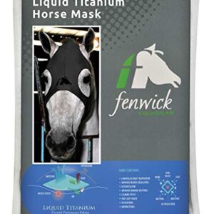 Fenwick Liquid Titanium Therapeutic Horse Mask - Medium - Black