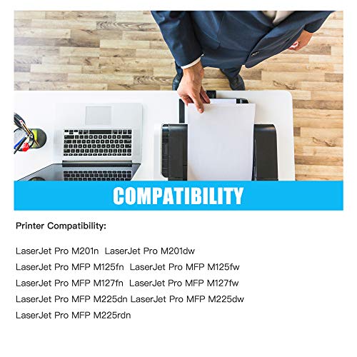 DIGITONER Compatible High Yield Toner Cartridge for HP CF283X Canon CRG137 Toner Cartridge – HP 283X Canon 137 High Yield Toner Cartridge Replacement for HP Laser Printer – Black [10 Pack]